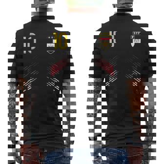 Bandera De Egipto Amantes Del Orgullo Egipcio Camiseta Hombre Estampado Espalda - Regaloses