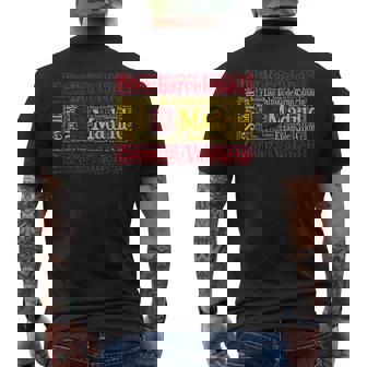 Bandera De España Con Nombres De Ciudades Españolas Camiseta Hombre Estampado Espalda - Regaloses