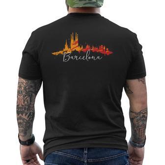 Barcelona Souvenir Spanish Holiday T-Shirt mit Rückendruck - Geschenkecke