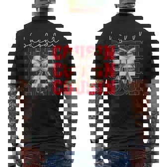 Baseball Cousin Coquette Bow Sport Lover Vintage Men's T-shirt Back Print | Seseable UK