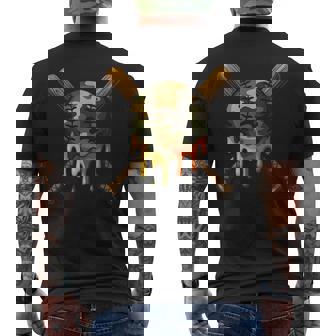 Baseball Drip Camo Baseball Bats Boys Sports Cool Game Day Men's T-shirt Back Print - Thegiftio UK