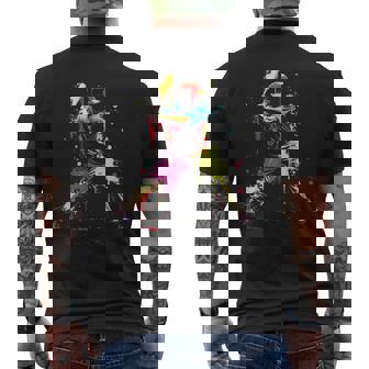 Baseball Player Drip Ice Cream Dripping Baseball Game Day Men's T-shirt Back Print - Thegiftio UK