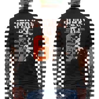 Basketball Birthday Boy 6Th Birthday 6 Years Old Birthday Men's T-shirt Back Print - Monsterry