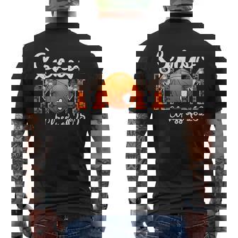 Basketball Class Of 2025 Proud Mom Of a Senior Graduate Grad Men's Back Print T-Shirt - Monsterry