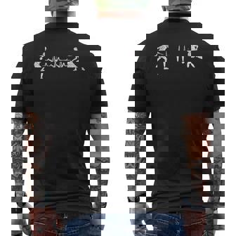Battement De Cœur D'un Joueur De Tennis De Table Ecg Balle T-shirt imprimé au dos - Cadeauxyz