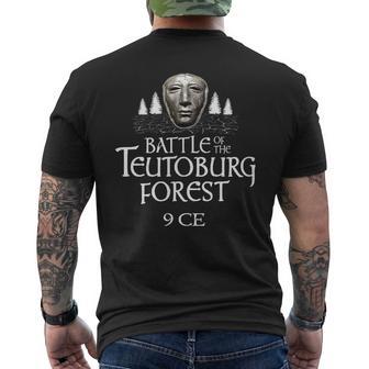 Battle Teutoburg Forest Antique Romearus Arminius Germania S T-Shirt mit Rückendruck - Geschenkecke