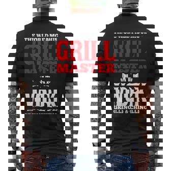 Bbq Lovers Meat Bbq Grill Masters Dad Bbq Enthusiasts Men's T-shirt Back Print - Thegiftio UK