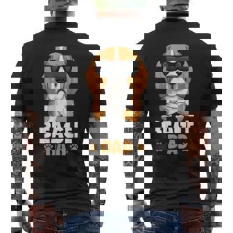 Beagle Dad Hunde Papa Herrchen T-Shirt mit Rückendruck - Geschenkecke