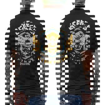 Beekeeper If I Run You Run Men's Back Print T-Shirt - Monsterry