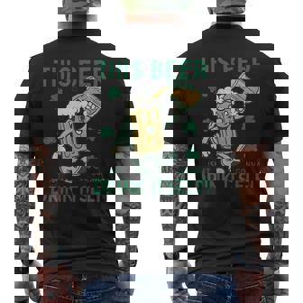 This Beer Isn't Gonna Drink Itself Beer St Patrick Day Men's T-shirt Back Print - Monsterry