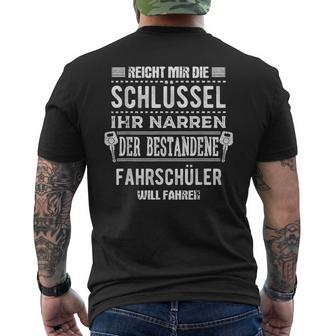 Beginner Driving License T-Shirt mit Rückendruck - Geschenkecke