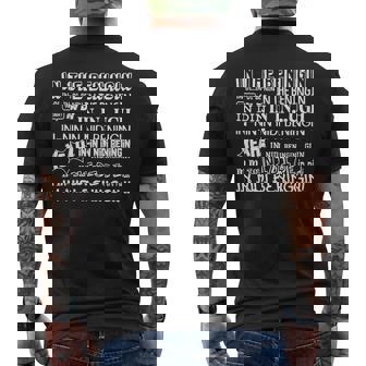 In The Beginning Spell South Africa Speech Meme Men's T-shirt Back Print - Seseable