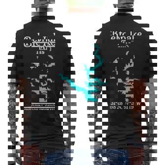 Belton Lake Texas Men's Back Print T-Shirt - Monsterry