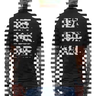 Best Boss Ever Idea De Regalo Popular Día Del Jefe Camiseta Hombre Estampado Espalda - Regaloses
