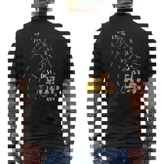 Best Cat Dad Ever Cat Daddy Father Cat Lovers Cat Dad T-Shirt mit Rückendruck - Geschenkecke