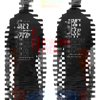 Best Effin' Bonus Dad Ever On Back Men's T-shirt Back Print - Thegiftio UK