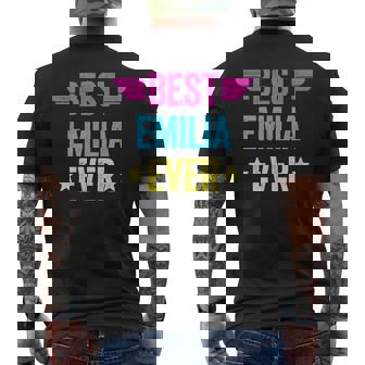 Best Emilia Ever Camiseta Hombre Estampado Espalda - Regaloses