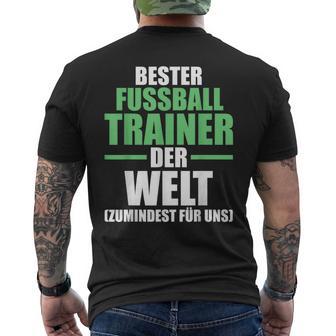 Best Football Trainer In The World Trainer T-Shirt mit Rückendruck - Geschenkecke