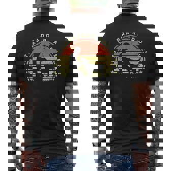 Best Labrador Dad Ever T Dog Dad Love Retro T-Shirt mit Rückendruck - Geschenkecke