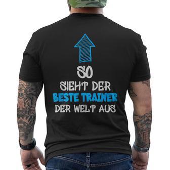 Best Trainer Der Welt Trainer Coach T-Shirt mit Rückendruck - Geschenkecke