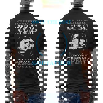 Only The Best Uncle Get Promoted To Godfather Father's Day Men's T-shirt Back Print | Seseable UK