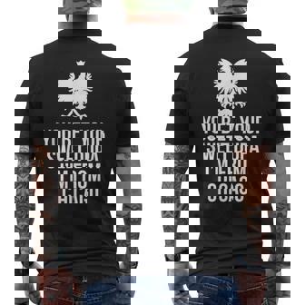 You Bet Your Sweet Dupa I'm From Chicago Dyngus Day Men's Back Print T-Shirt - Monsterry