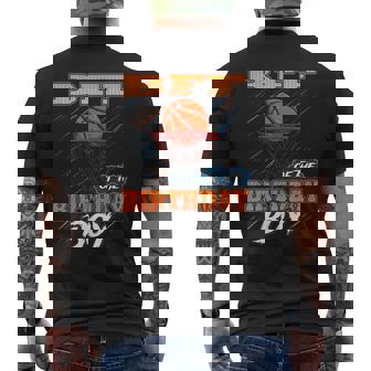 Bff Of The Birthday Boy Basketball Men's Back Print T-Shirt - Monsterry