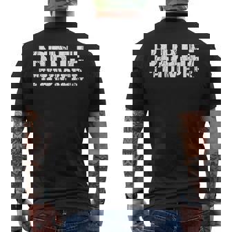 Bible Thumper Christian Pastor Preachers Sermon Men's Back Print T-Shirt - Monsterry