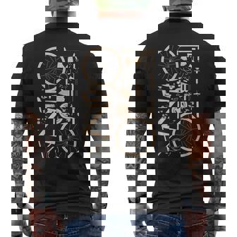Bicicleta Anatomía Ciclismo Ciclista Ciclista Camiseta Hombre Estampado Espalda - Regaloses