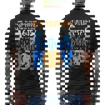 Big Brother Of The Birthday Boy Milk And Cookies 1St Men's T-shirt Back Print - Thegiftio UK
