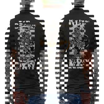 Big Dwarf Energy Fantasy Fighter Men's T-shirt Back Print | Seseable CA