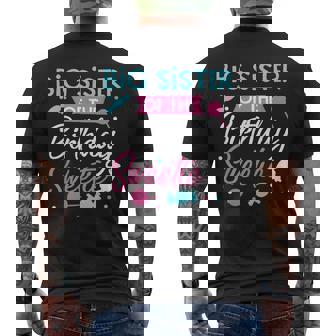 Big Sister Of The Birthday Sweetie Candy Bday Party Sis Men's Back Print T-Shirt - Monsterry