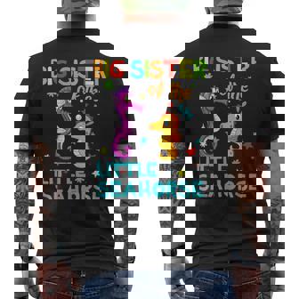 Big Sister Of Seahorse Shirts Birthday Shirts Matching Men's Back Print T-Shirt - Monsterry
