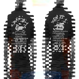 Biker's Prayer Vintage Motorcycle Biker Motorcycling Biking Men's Back Print T-Shirt - Monsterry