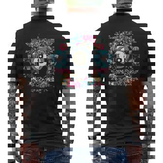 Billar Flores Bola Jugador Mesa Pool Camiseta Hombre Estampado Espalda - Regaloses