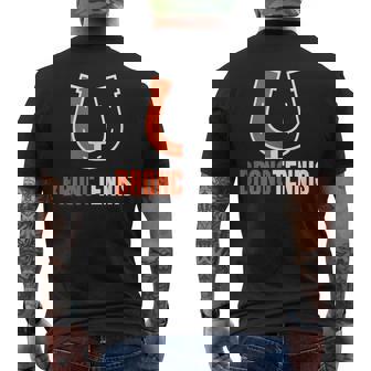 Billings Senior Bronc Tennis Men's Back Print T-Shirt - Monsterry