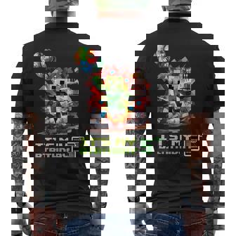 Birthday Boy 5Th Birthday I'm 5 Year Old Gamer Number Men's T-shirt Back Print | Seseable CA