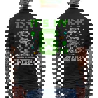 Birthday Boy It's My 6Th Birthday Video Game Pixel Men's T-shirt Back Print | Seseable CA