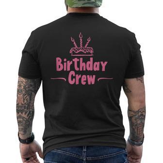 Birthday Crew T-Shirt mit Rückendruck - Geschenkecke