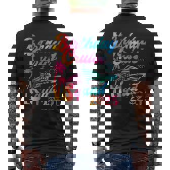 Birthday Cruise 2025 Squad Or Crew For Birthday Boat Trip Men's T-shirt Back Print - Thegiftio UK