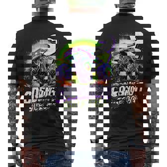 Birthday Monster Truck 2 Year Old Boys 2Nd Party Born 2023 Men's T-shirt Back Print - Monsterry
