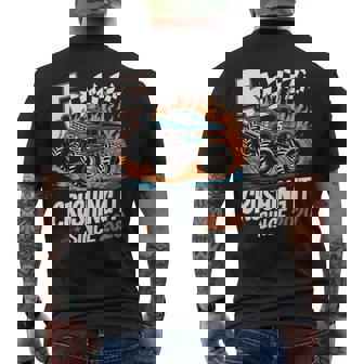 Birthday Monster Truck 5 Year Old Boys 5Th Party Born 2020 Men's T-shirt Back Print - Monsterry