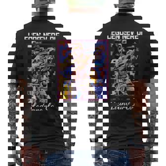 Bjj Legends Never Die Bjj Gi Brasileño Jiu Jitsu Camiseta Hombre Estampado Espalda - Regaloses