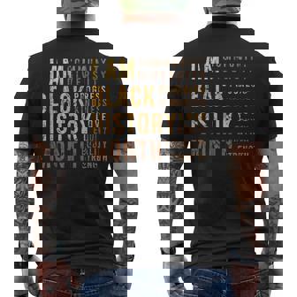 Black History Month Inspirational Diversity Equality Men's T-shirt Back Print | Mazezy