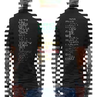Black History Month Black Leader's Graphic Men's T-shirt Back Print | Mazezy