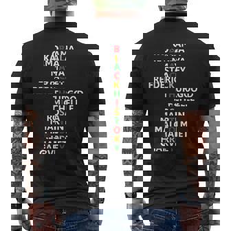 Black History Month Leaders Black History Month Men's T-shirt Back Print - Thegiftio UK