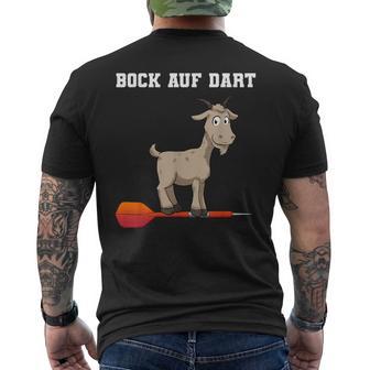 Bock Auf Dart Darts Dart Player T-Shirt mit Rückendruck - Geschenkecke