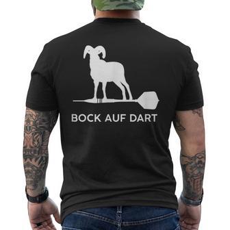 Bock Auf Dart Darts Accessory T-Shirt mit Rückendruck - Geschenkecke