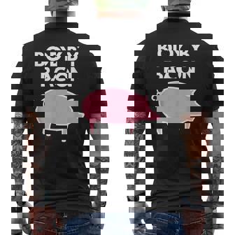 Body By Bacon Bacon Addict Men's Back Print T-Shirt - Monsterry