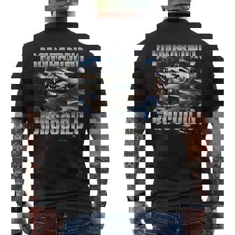 Bombardino Crocodilo Men's T-shirt Back Print - Seseable